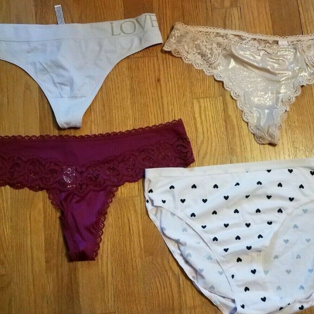 NWT Lot 4 Victoria's Secret Underwear panties XL Originally $52.00